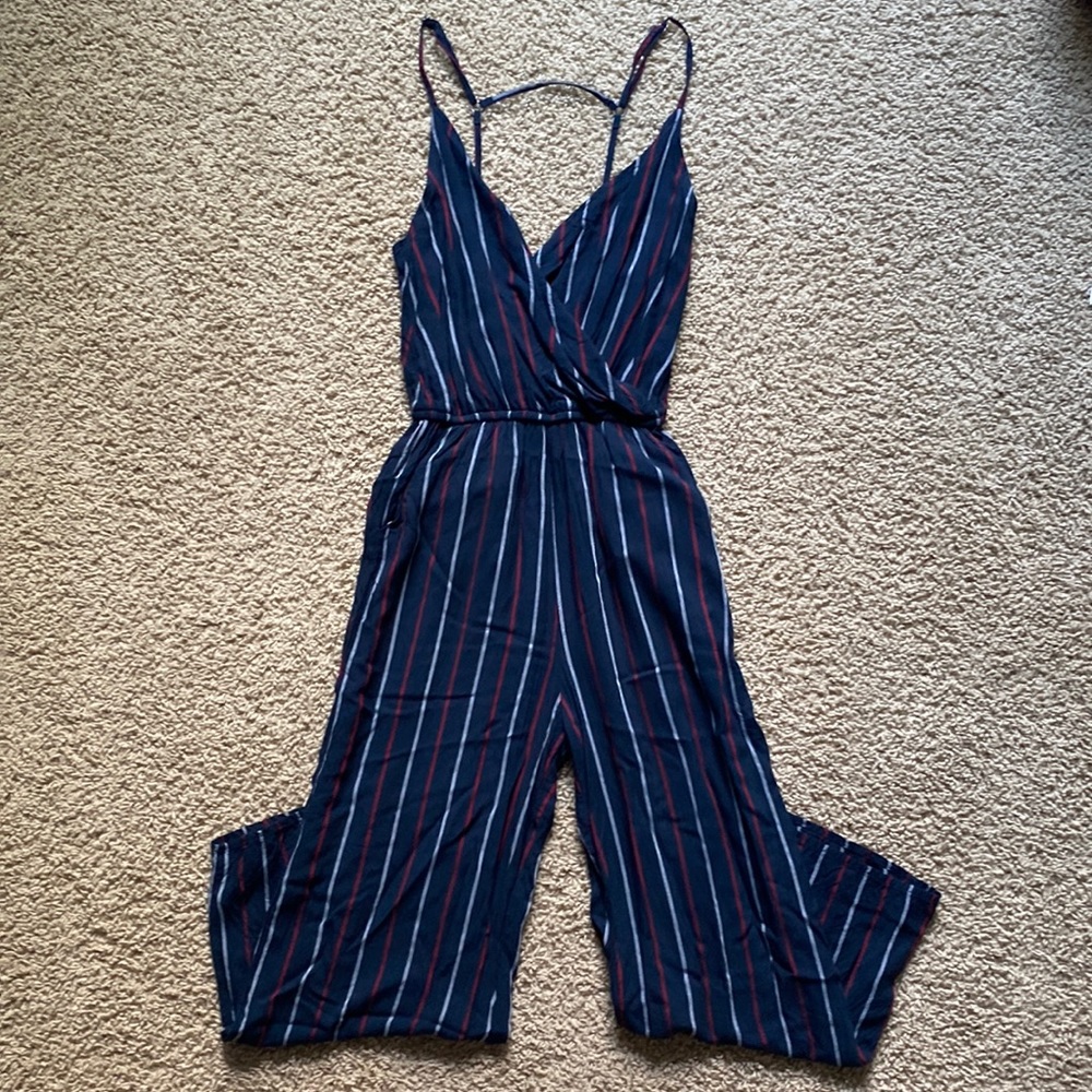 Hollister navy jumpsuit (size XS)